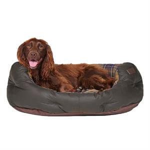 Barbour Wax Cotton Tartan Dog Bed 30 Inches